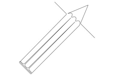 İnce çizgili çizgi çiziminin aralıksız tek satır çizimi çizimi çizim çizimi