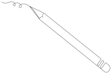 İnce çizgili çizgi çiziminin aralıksız tek satır çizimi çizimi çizim çizimi