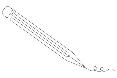 İnce çizgili çizgi çiziminin aralıksız tek satır çizimi çizimi çizim çizimi