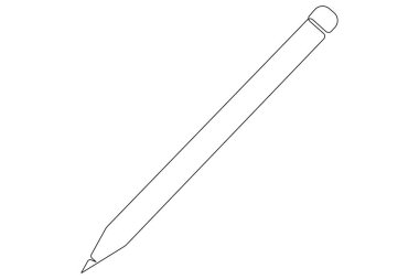 İnce çizgili çizgi çiziminin aralıksız tek satır çizimi çizimi çizim çizimi