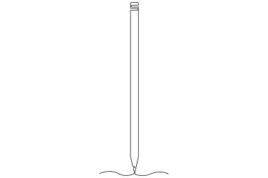 İnce çizgili çizgi çiziminin aralıksız tek satır çizimi çizimi çizim çizimi