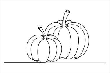 Kabak tasarımı vektör illüstrasyonunun aralıksız bir çizimi
