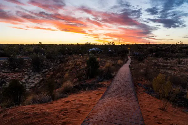 Günbatımında Majestic Kings Kanyonu ve Avustralya 'da Gece