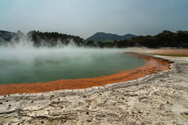 Kuzey Yeni Zelanda 'da Wai-O-Tapu' nun Jeotermal Harikaları