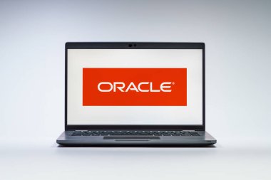 Prag, Çek Cumhuriyeti - 21 Ekim 2024: Kahin logosunu gösteren modern laptop ekranı