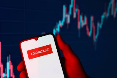 Prag, Çek Cumhuriyeti - 02-21-2025: Kahin logosunu gösteren dizüstü bilgisayar.