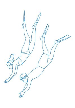 Kumsal tatili yapan çift plaj tatili yapıyor.