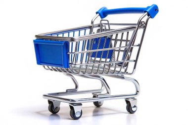 Boş Alışveriş Arabası Perakende veya Market Kullanımı İçin Hazır