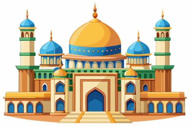 Görkemli Cami 'nin Renkli Çizgi Filmleri