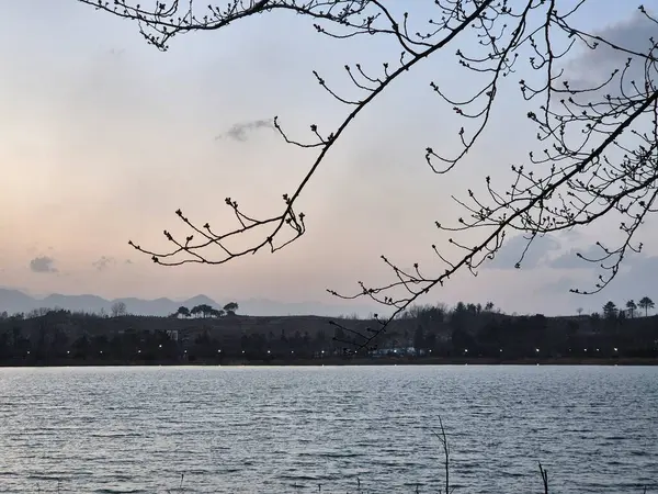 Sokcho, Kore Günbatımı Gölü 'nün yerel manzarası
