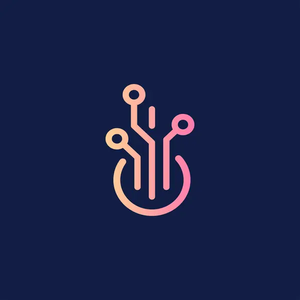  Bilgisayar bilimi ikonu. İnce çizgi düz illüstrasyon