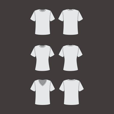 Gerçekçi vektör simgesi spor kıyafetlerini ayarla. Beyaz kapüşonlu tişört şortunu giy.