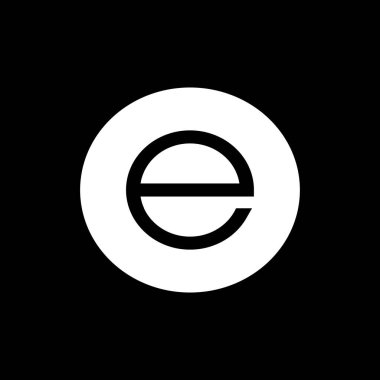 Yaratıcı E Harfi Yaratıcı Monogram Vektör İşareti, Tarz ve Grafik Logosu E İmza Harfi, E Karakteri Logosu