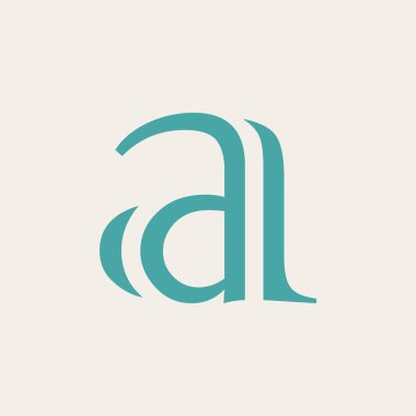  A harfi logo vektör şablonu Yaratıcı A harfi ilk logo tasarımı