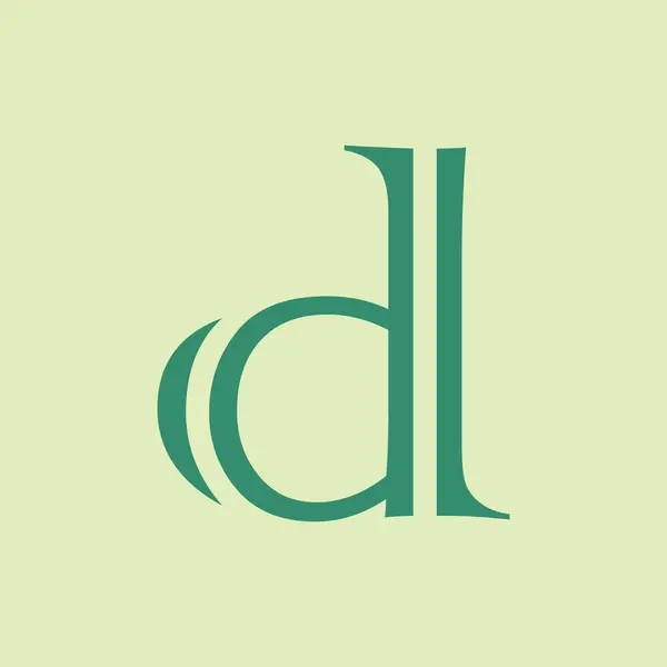 D harfi logo vektör şablonu Yaratıcı D harfi ilk logo tasarımı