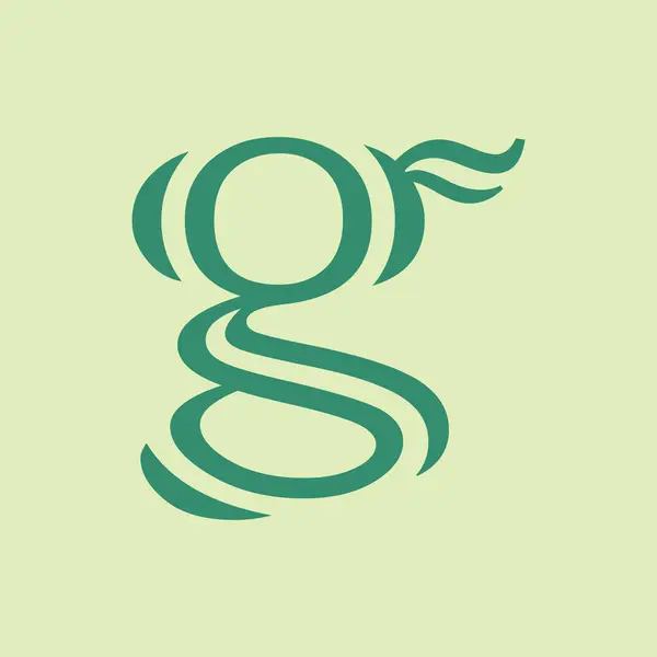 G harfi logo vektör şablonu Yaratıcı g harfi ilk logo