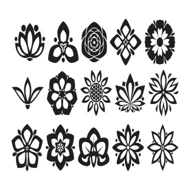 Tasarım öğeleri koleksiyonu kret yapmak için