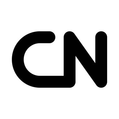 Basit Harf NC İlk logo tasarımı