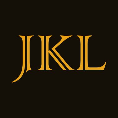 JKL Harf İlk Logo Tasarım Şablonu Vektör ResmiComment