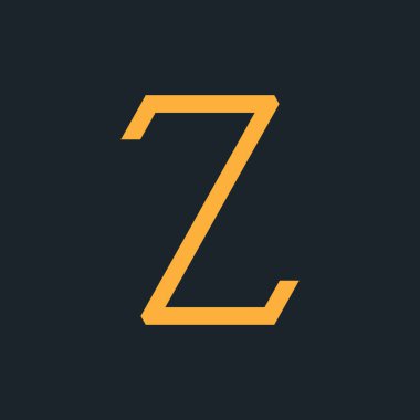 Z harfi logo tasarımı dağ, çöl, zirve, sembol, ikon, fikir, yaratıcı