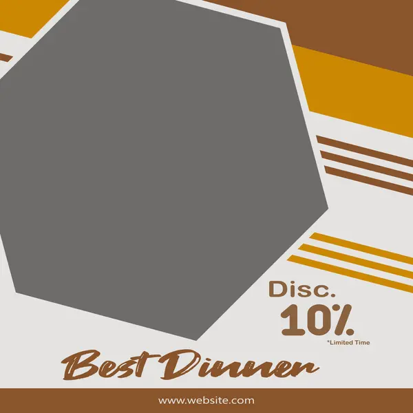 Sosyal medya paylaşımı için tanıtım afişi