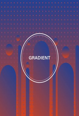 Dairesel çerçeve Serbest Vektör ile Geometrik canlı arkaplan