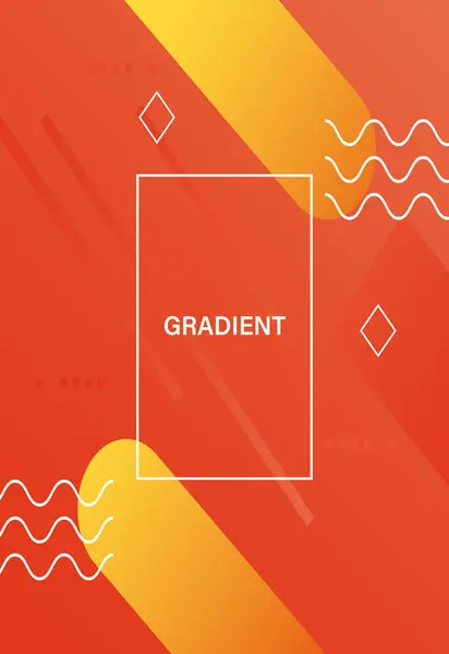 turuncu renkli geometrik canlı arkaplan