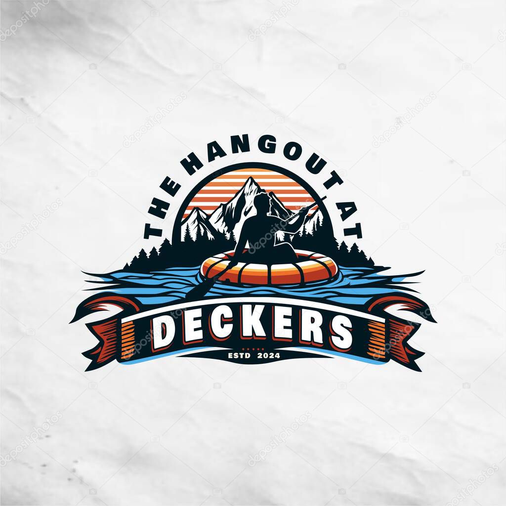 The Hangout at Deckers Rafting Adventure Logo