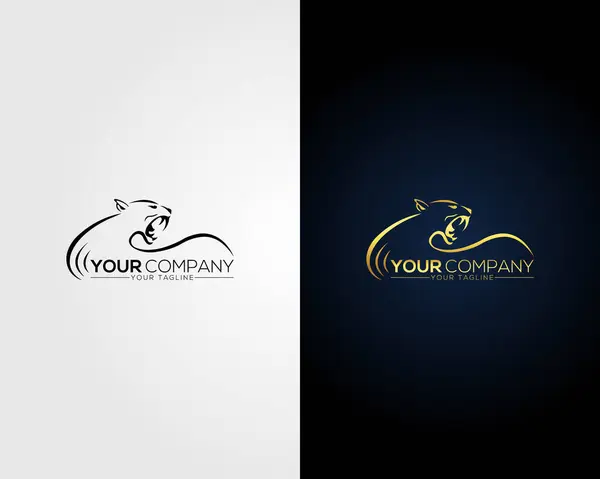 Kaplan Logosu Tasarımı İlham Verici Şablonu