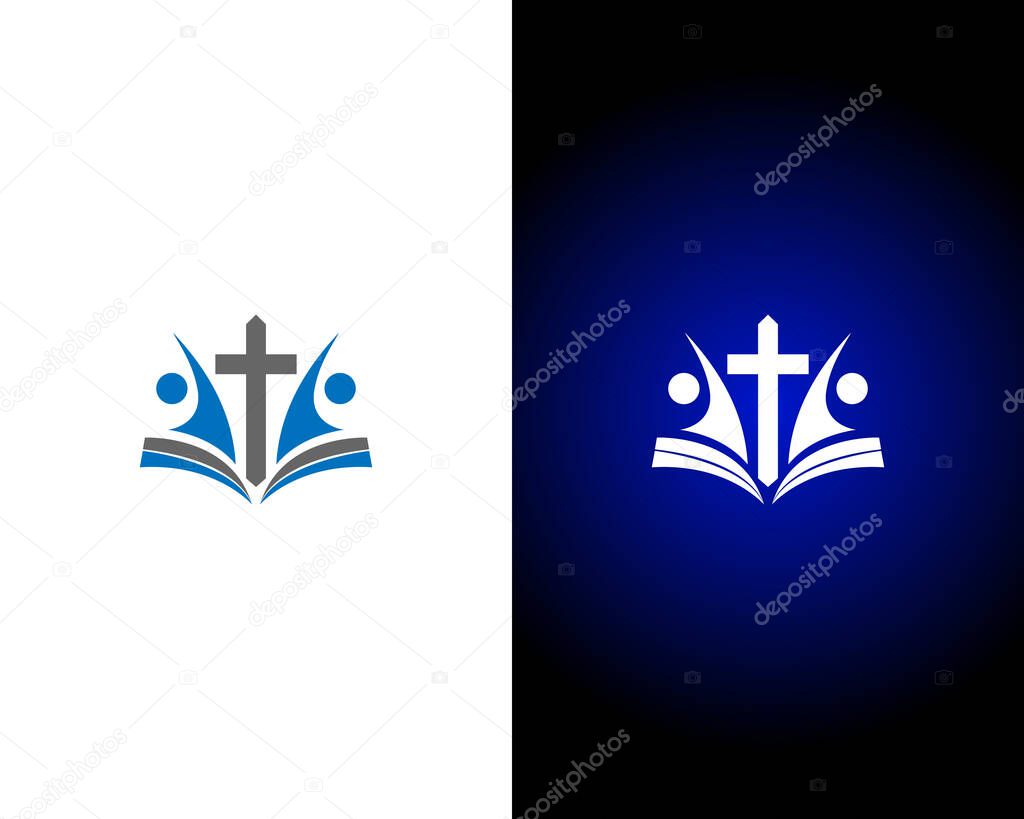 Community of Faith Logo Icon Design Concept Vector Template
