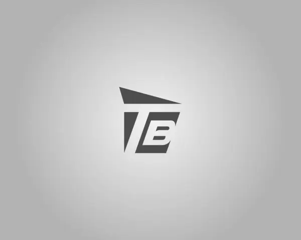 Soyut TB veya BT Letter İlk Logo Tasarım Vektörü İllüstrasyonu