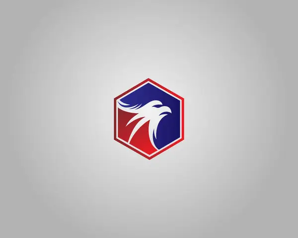 Eagle Head Logo Tasarımı Modern Yaratıcı Vektör Şablonu.