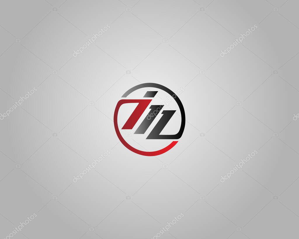 Abstract Letter Mi or iM Logo Design Minimalist Vector Template.