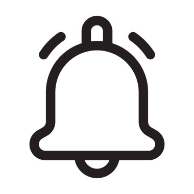 Haber satırı simgesi. Çan veya alarm Sosyal Medya elemanı Vektör illüstrasyonuName