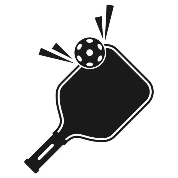 Pickle ball Sport Ball icon. Pickleball game vector illustration