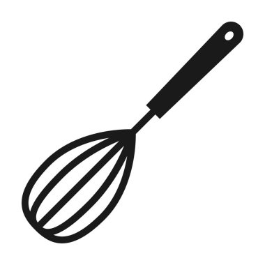 Balloon whisk for mixing icon. whisking vector illustration