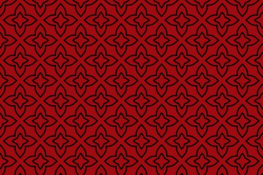 Kusursuz güzel kırmızı çiçek deseni