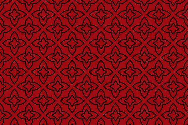 Kusursuz güzel kırmızı çiçek deseni