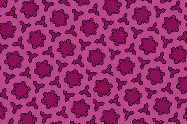 Kusursuz pembe çiçek deseni. Tekstil tasarım deseni.