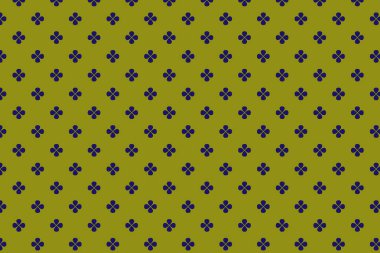 Süslü baskı tekstil için idealdir. Cesur bir geometrik mavi çiçek deseni. Dekoratif desen.