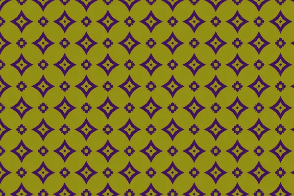 Süslü baskı tekstil için idealdir. Zeytin ve koyu mor tonlu cesur bir geometrik desen. Dekoratif desen