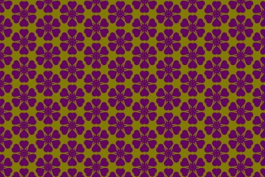 Siyah arkaplanda kusursuz pembe geometrik desen