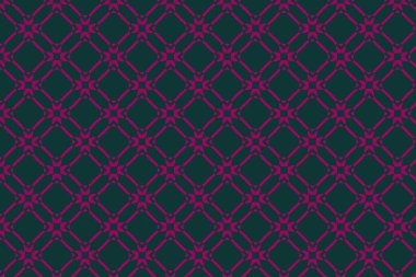 Siyah arkaplanda kusursuz pembe geometrik desen