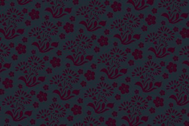 Kusursuz çiçek deseni. Kumaş, tekstil tasarımı, ambalaj kağıdı, ev dekorasyonu ve daha fazlası için mükemmel..