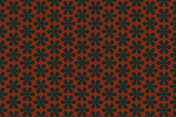 Siyah arka planda pürüzsüz pembe çiçek deseni