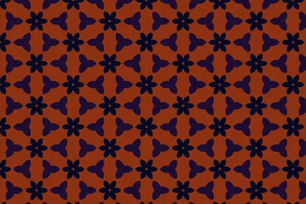 Süslü baskı tekstil için idealdir. Kalın bir geometrik yeşil, sarı arka planda menekşe çiçeği deseni. Dekoratif desen.