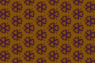 Kusursuz yeşil yüzey Güzel çiçek deseni