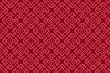 Soyut formları tekrarlayan sofistike bir model. Modern ev dekorasyonu, ambalaj ve moda baskıları için mükemmel..