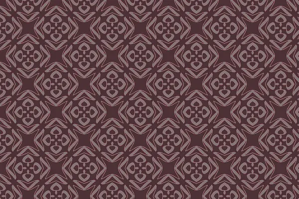 Soyut formları tekrarlayan sofistike bir model. Modern ev dekorasyonu, ambalaj ve moda baskıları için mükemmel..