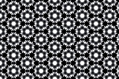 Hassas beyaz çiçekler koyu siyah taneli dokulardan çıkar.